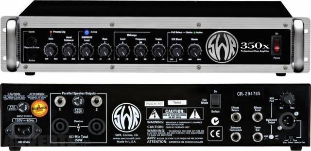 swr 350x bass amp head