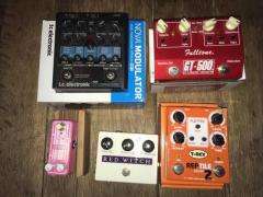 multiple stomp boxes